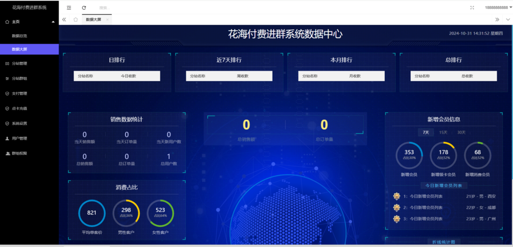 图片[1]-2025最新付费进群系统 全新UI含搭建教程 支持代理功能-花海网站库